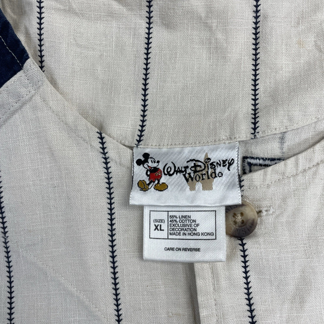 Vintage Snow White Seven Dwarfs Grumpy Disney Baseball Jersey Size XL