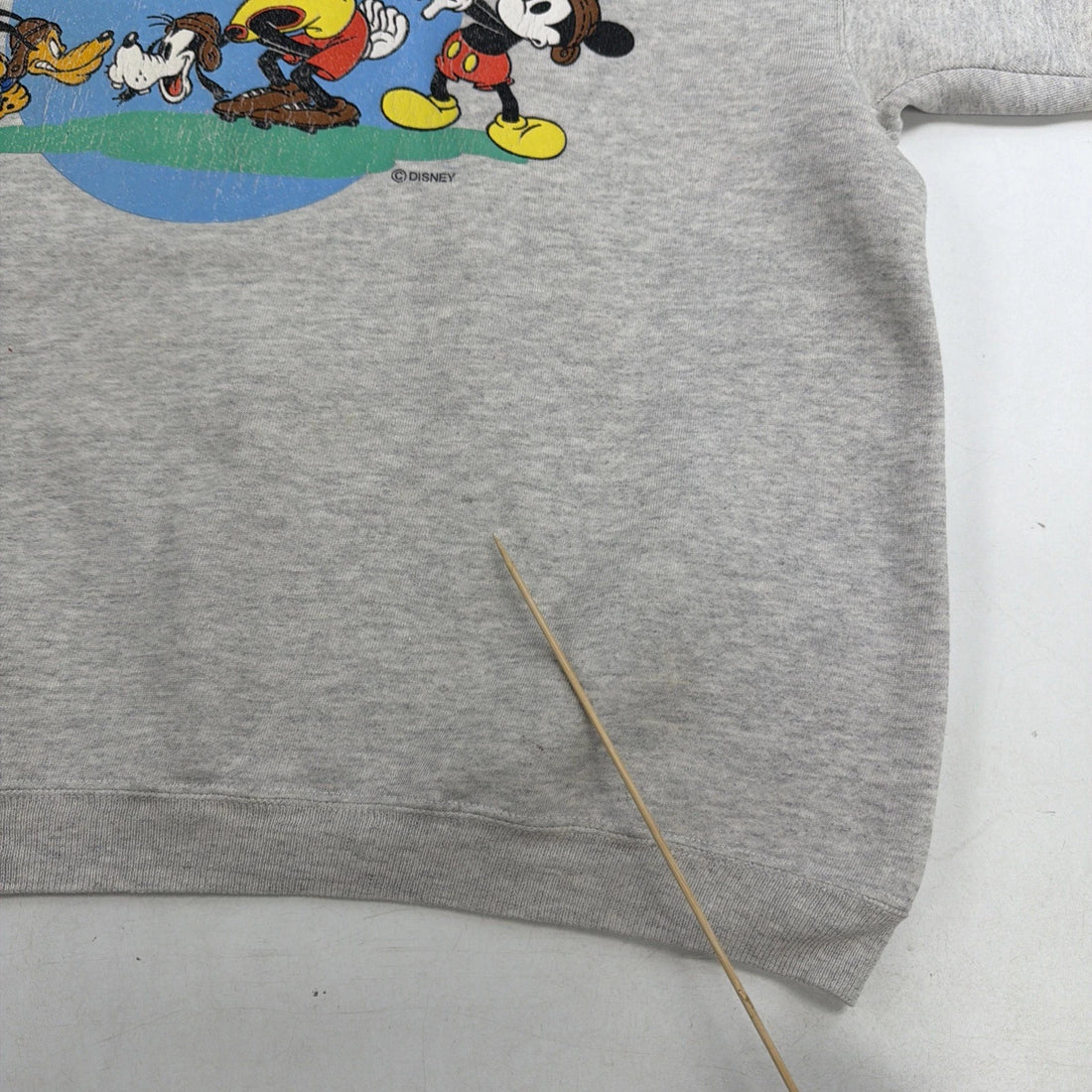 Vintage Mickey Mouse Disney Football Crewneck Sweatshirt Size XL