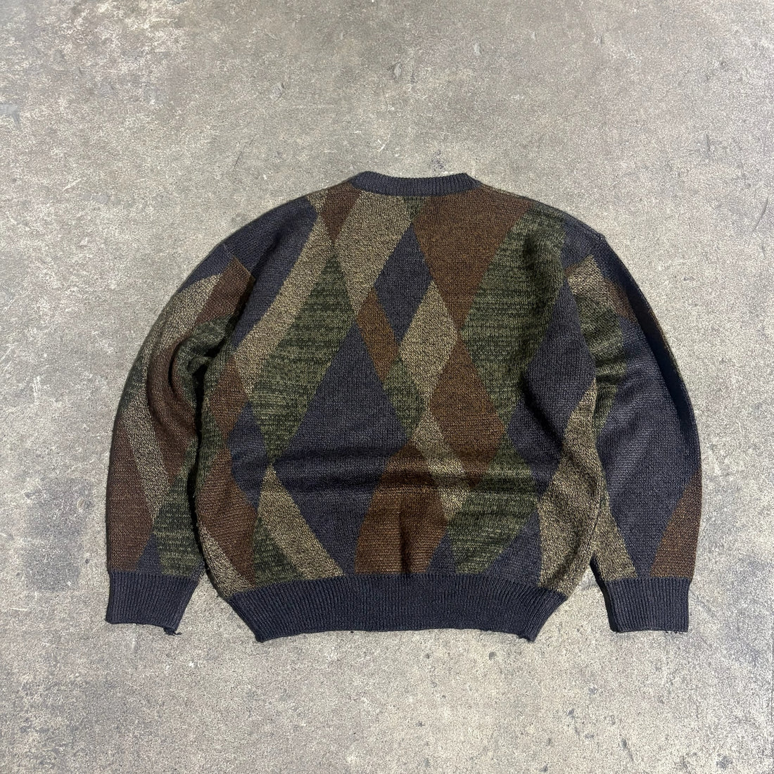 Modern Elements Argyle Sweater Size Large