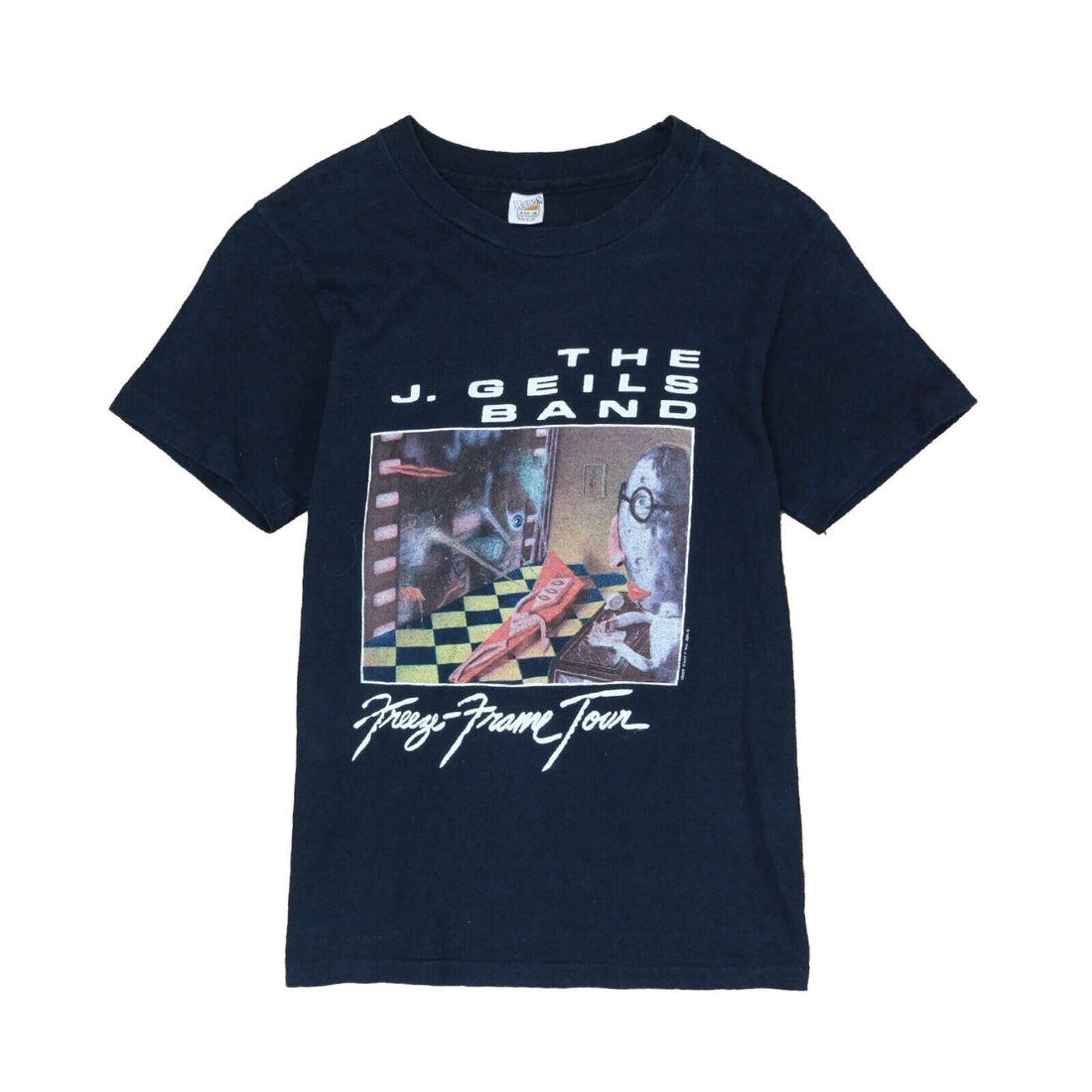 Vintage J Geils Band Freeze Frame Tour T-Shirt Size Small Band Tee 1981 80s