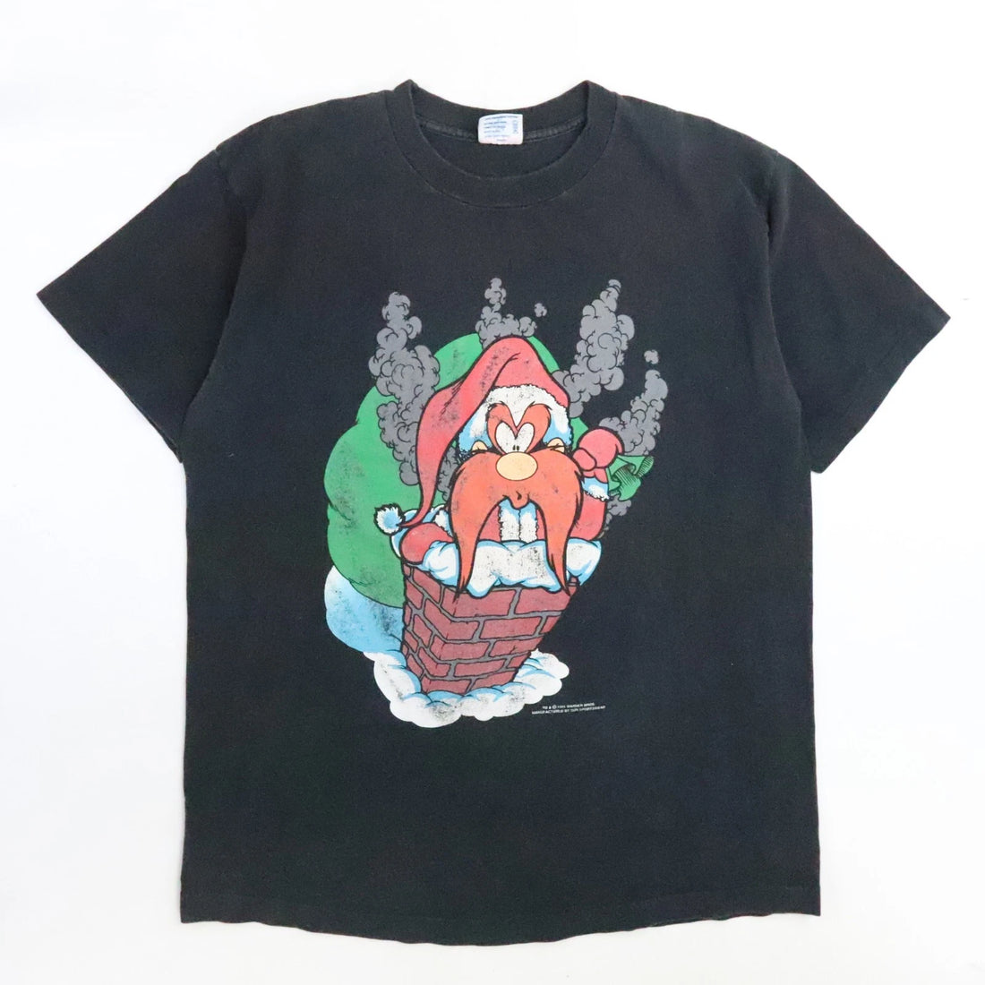 Vintage Yosemite Sam Looney Tunes Christmas T-Shirt Size XL 1994 90s
