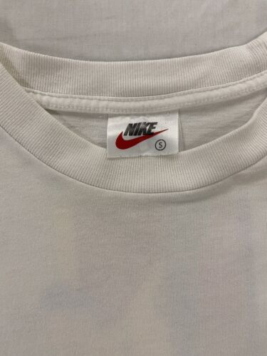 Vintage Hideo Nomo Baseball Nike T-Shirt Size Small White 90s