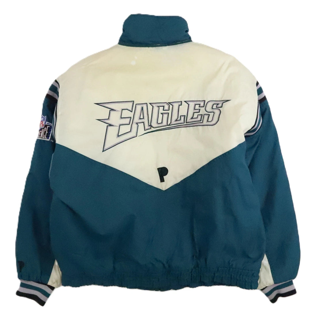Vintage Philadelphia Eagles Pro Player Puffer Jacket Size Large 90s NFL