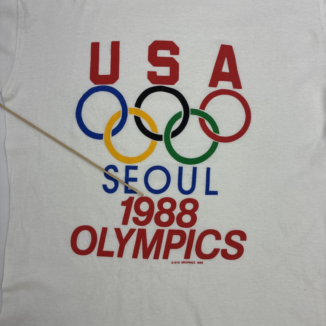 Vintage USA Seoul Olympics T-Shirt Size XL 1988 80s