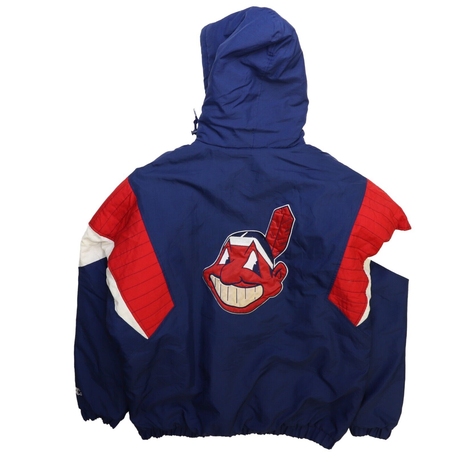 Vintage 90s Cleveland Indians MLB Starter newest Puffer Jacket XL