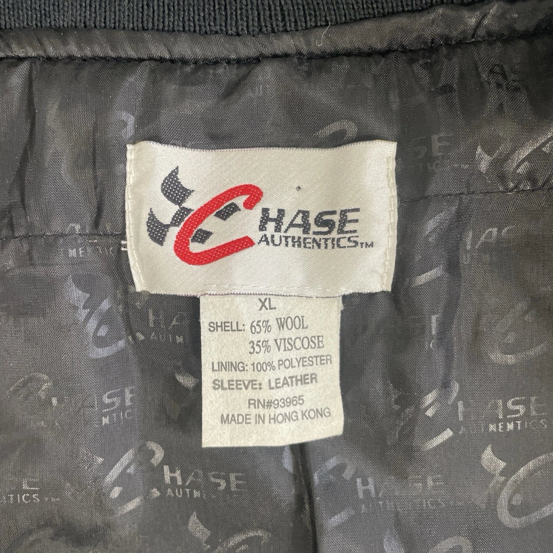 Vintage Dale Earnhardt Fan Club Leather Wool Varsity Jacket Size XL