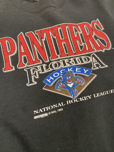 Vintage Florida Panthers Sweatshirt Crewneck Size Large 1993 90s NHL