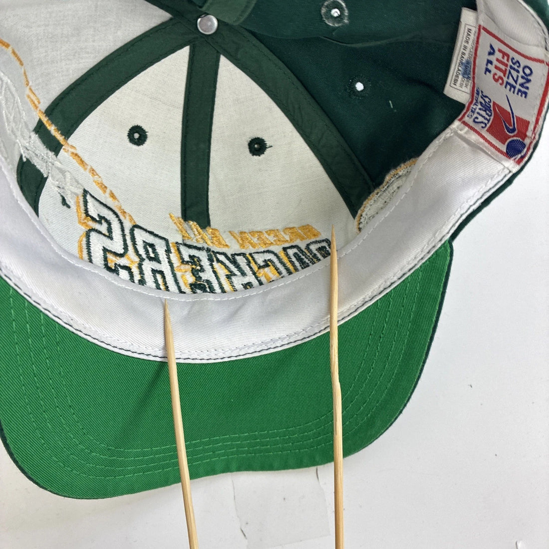 Vintage Green Bay Packers Grid Sports Specialties Snapback Hat OSFA NFL