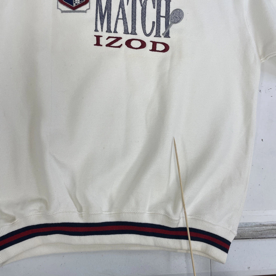 Vintage Izod Tennis Match Crewneck Sweatshirt Size Small