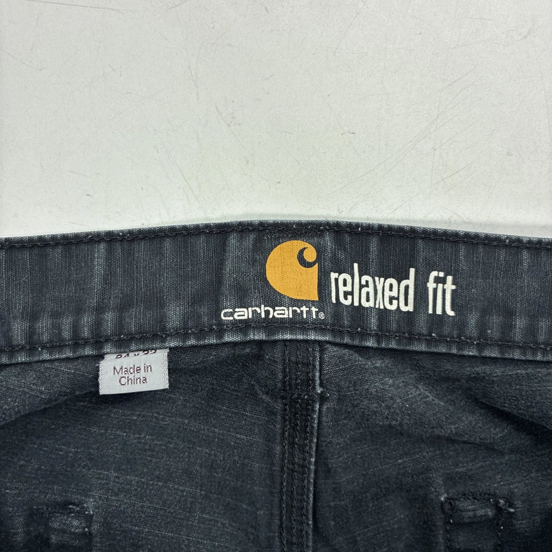 Carhartt Rip Stop Cargo Pants Size 34 X 32 Black Relaxed Fit