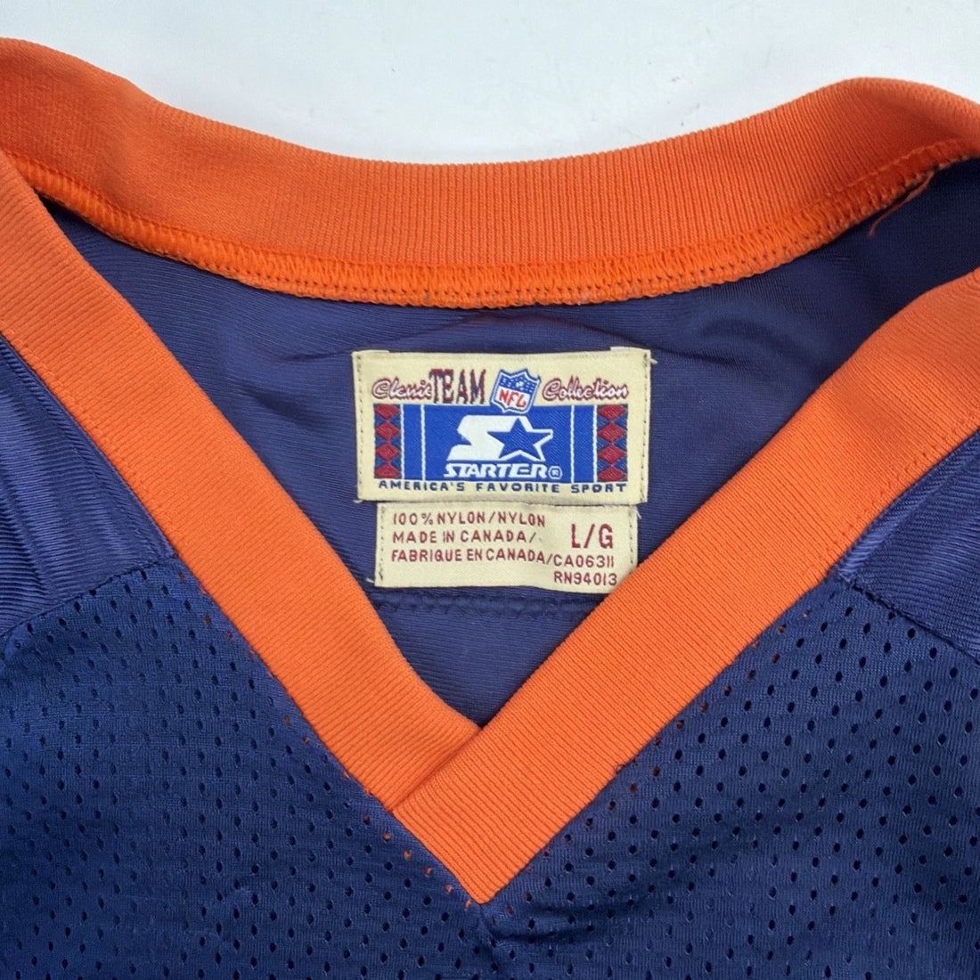 Vintage Denver Broncos Terrell Davis Starter Jersey Size 48 NFL