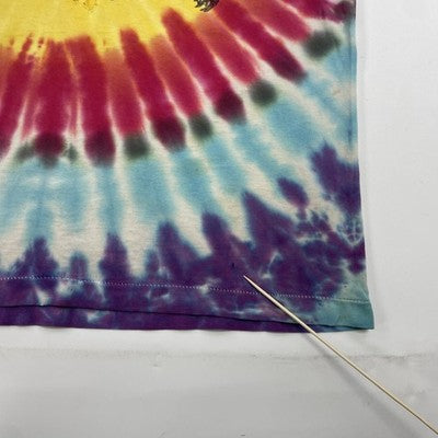 Vintage Kiss Destroyer Tie Dye T-Shirt Size XL Band Tee 1997 90s