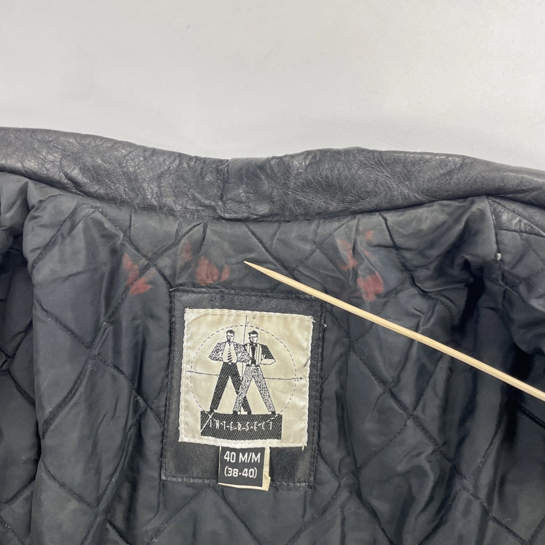 Intersect Live The Adventure Leather Classic Motorcycle Jacket Size 40 Black