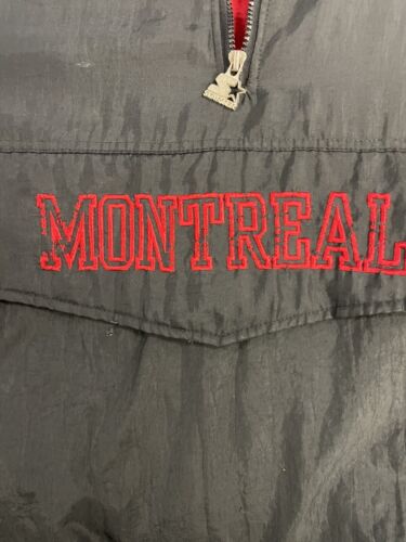 Vintage Montreal Canadiens Starter Puffer Jacket Size XL Split 90s NHL