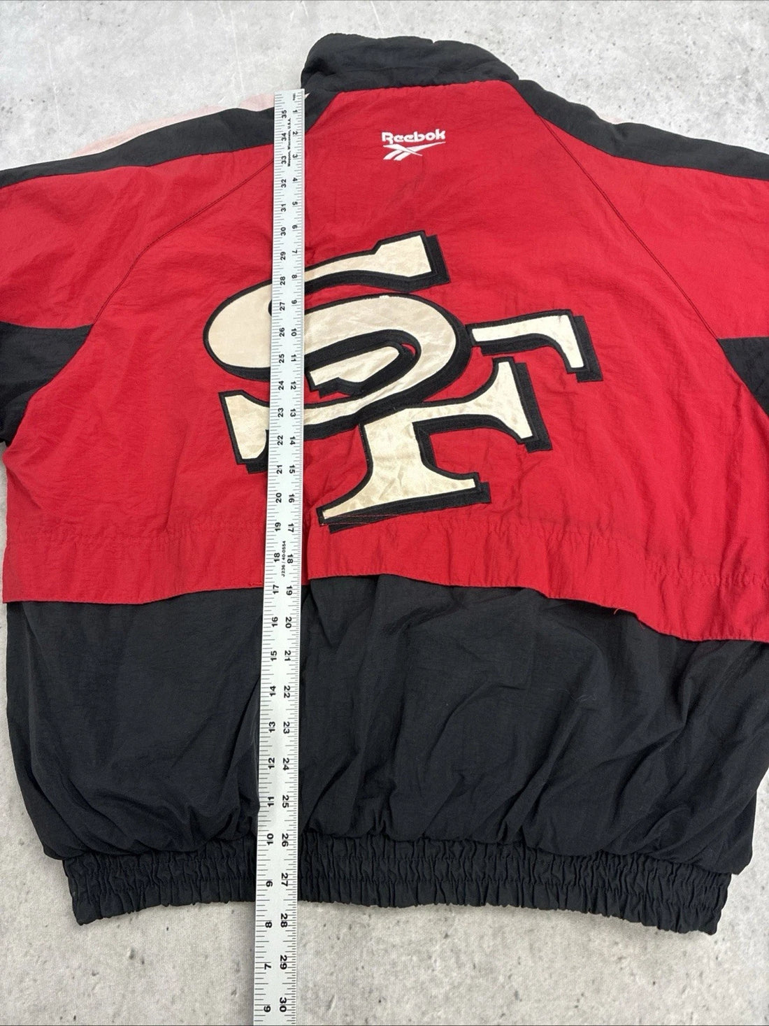Vintage San Francisco 49ers Reebok Puffer Jacket Size Large NFL