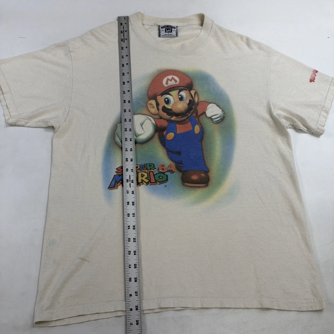 Vintage Super Mario 64 Toys R Us Promo T-Shirt Size Large Nintendo Video Game