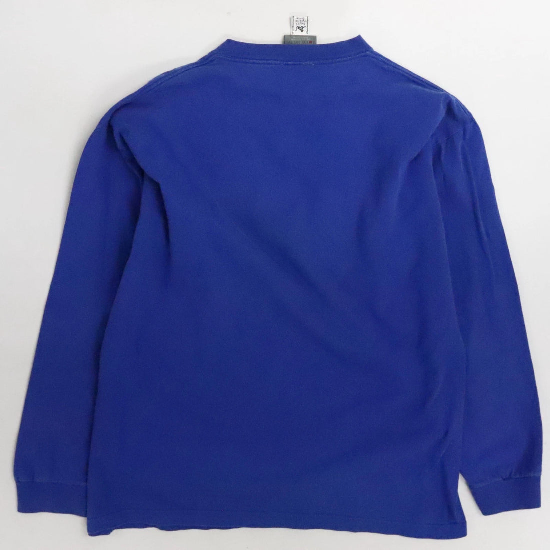 Vintage Drunkmunky Long Sleeve T-Shirt Size Medium Blue Y2K