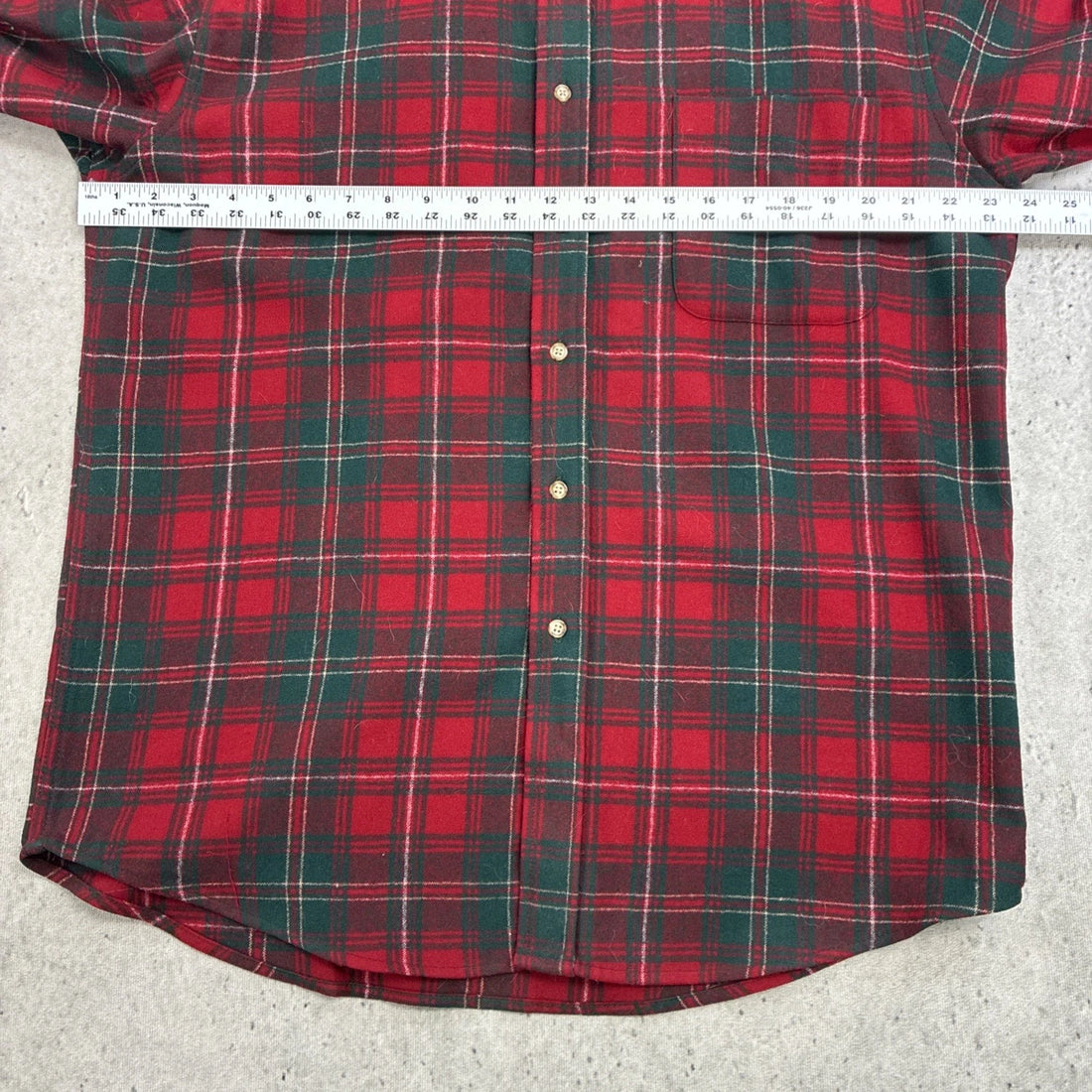 Vintage Pendleton Wool Lodge Button Up Shirt Size Medium