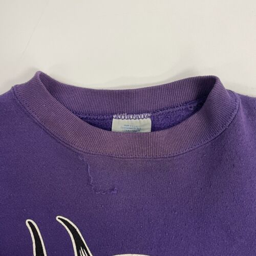 Vintage Minnesota Vikings Logo 7 Sweatshirt Crewneck Size XL 1993 90s NFL