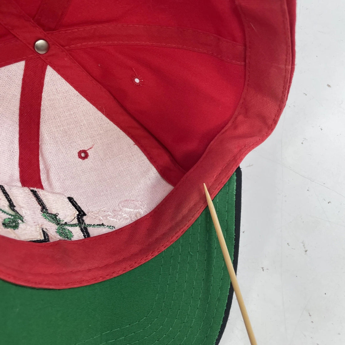 Vintage Wisconsin Badgers Rose Bowl Snapback Hat Cap OSFA 1994 90s NCAA