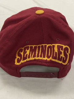 キャップ Florida seminoles 90s Vintage 90s Florida State Seminoles FSU Big Logo Brim Spell Out