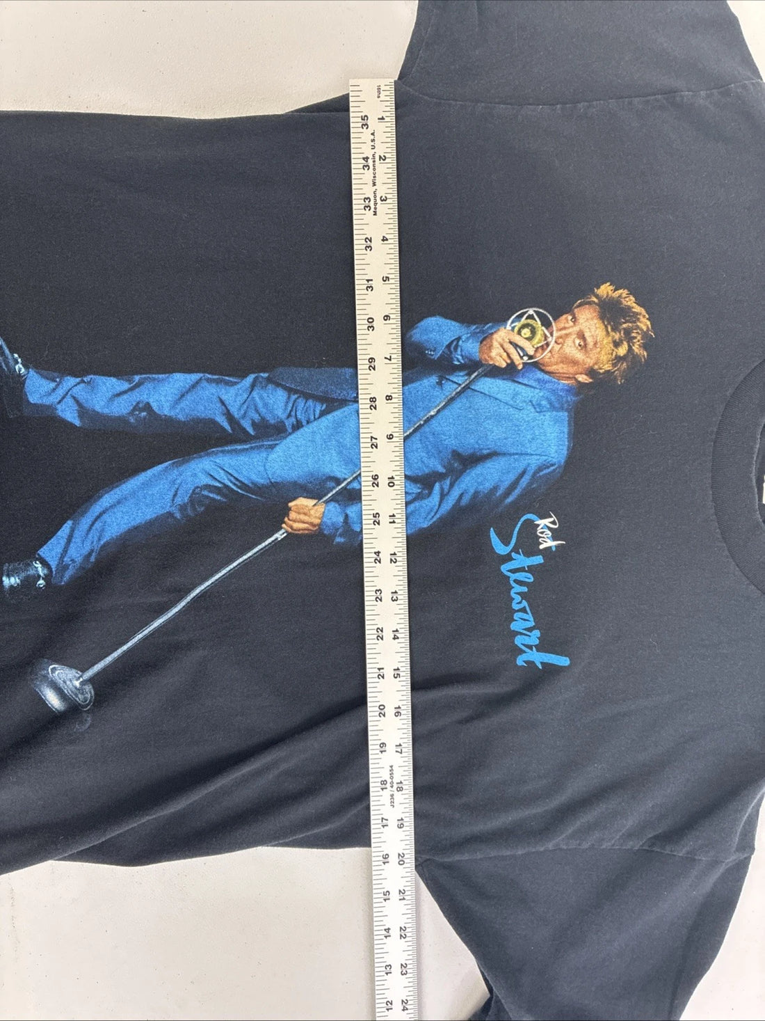 Vintage Rod Stewart T-Shirt Size Large Music