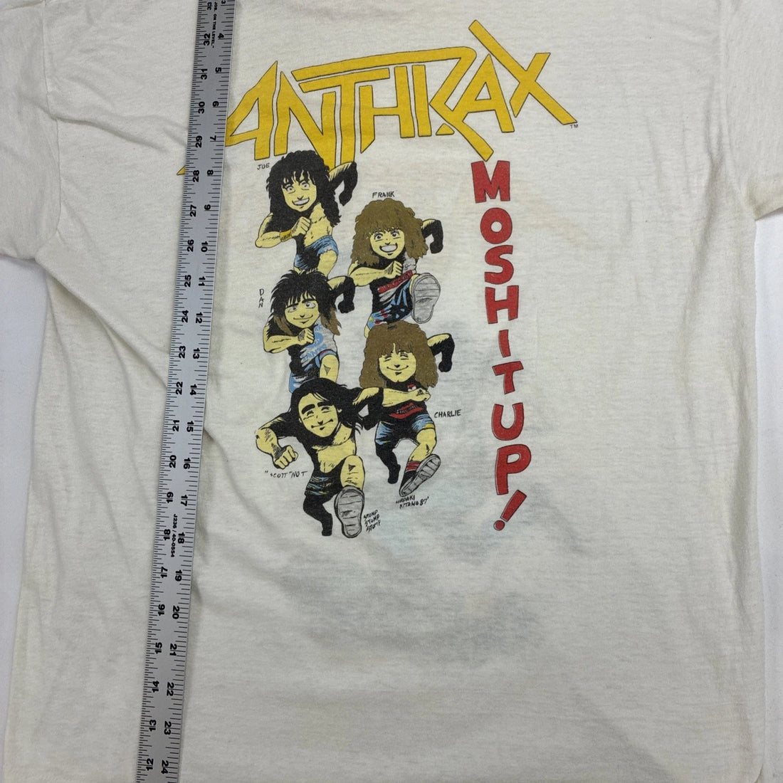 Vintage Anthrax Mosh It Up T-Shirt Size XL 1987 80s