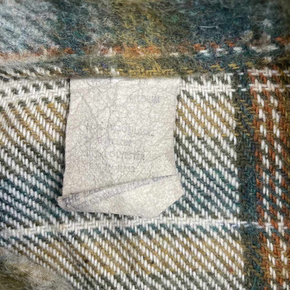 Vintage The Bell Shirt Wool Shirt Jacket Size Medium Plaid