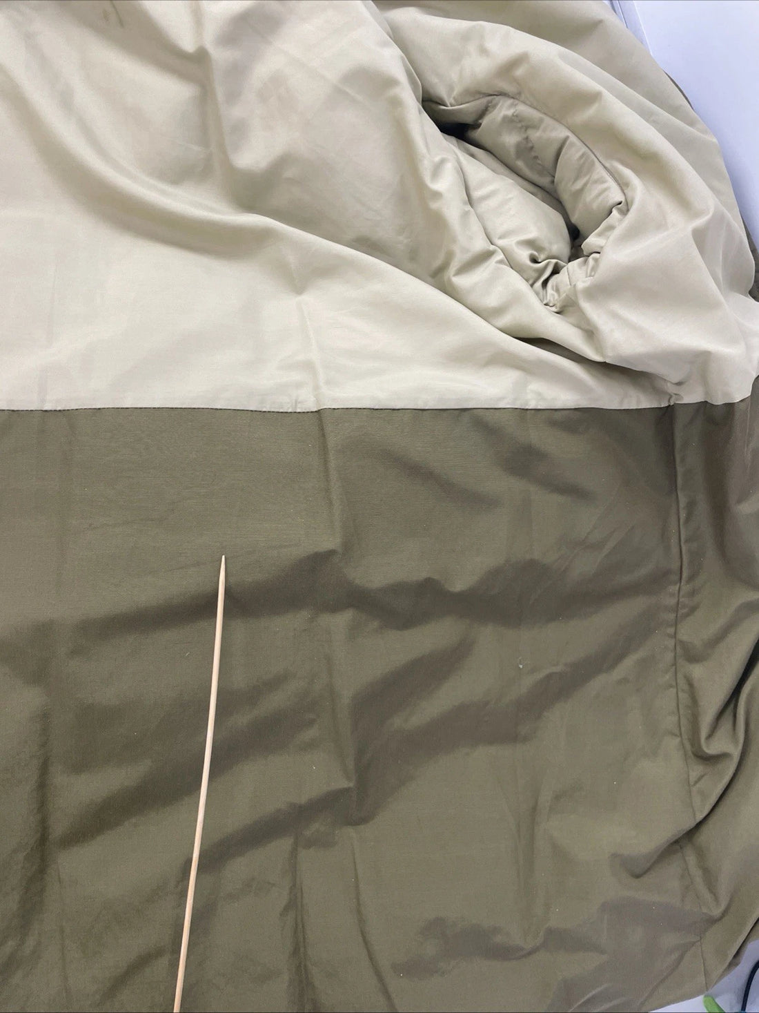 Vintage Eddie Bauer Parka Coat Jacket Size Large Green Goose Down Insulated