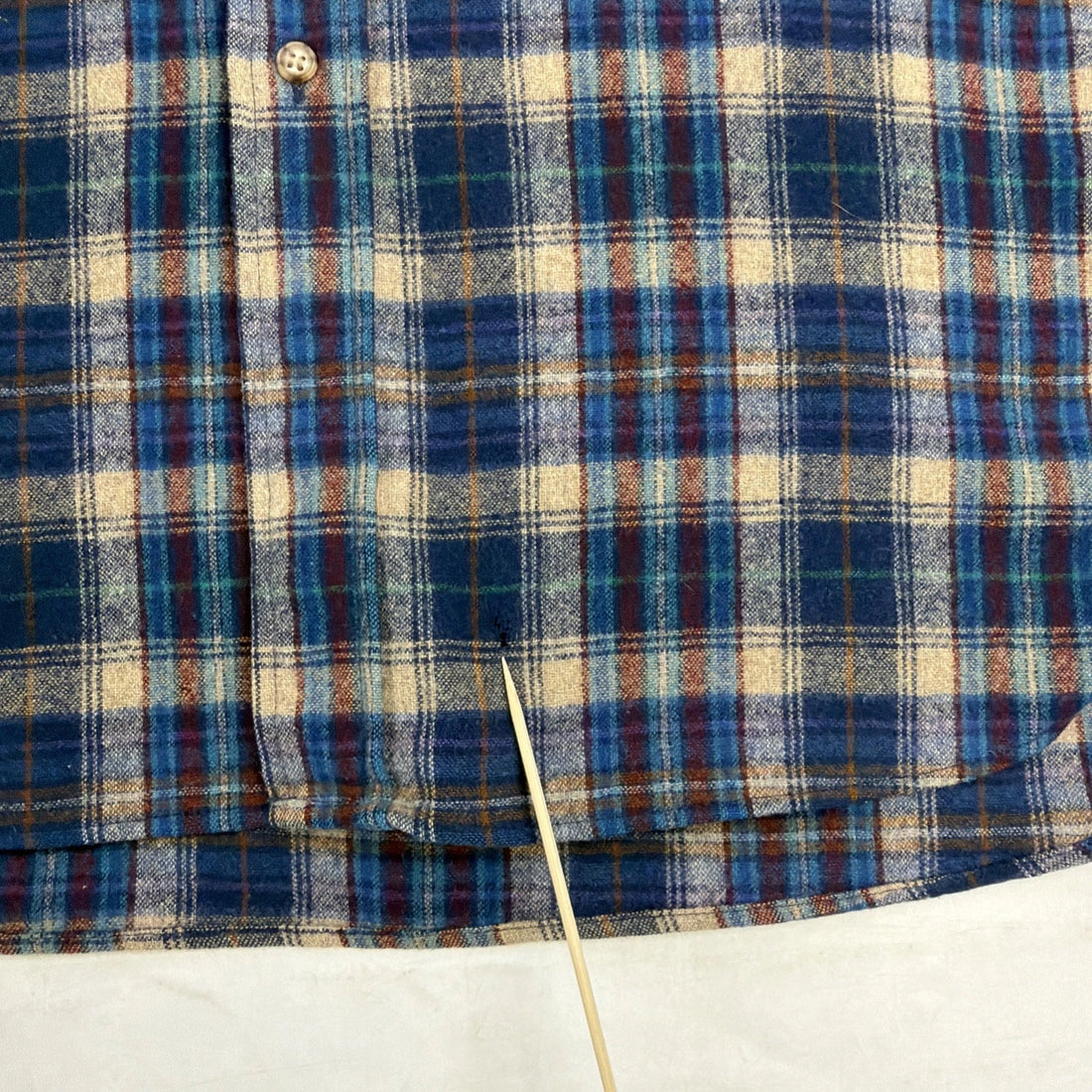 Vintage Pendleton Wool Lodge Button Up Shirt Size Large Plaid