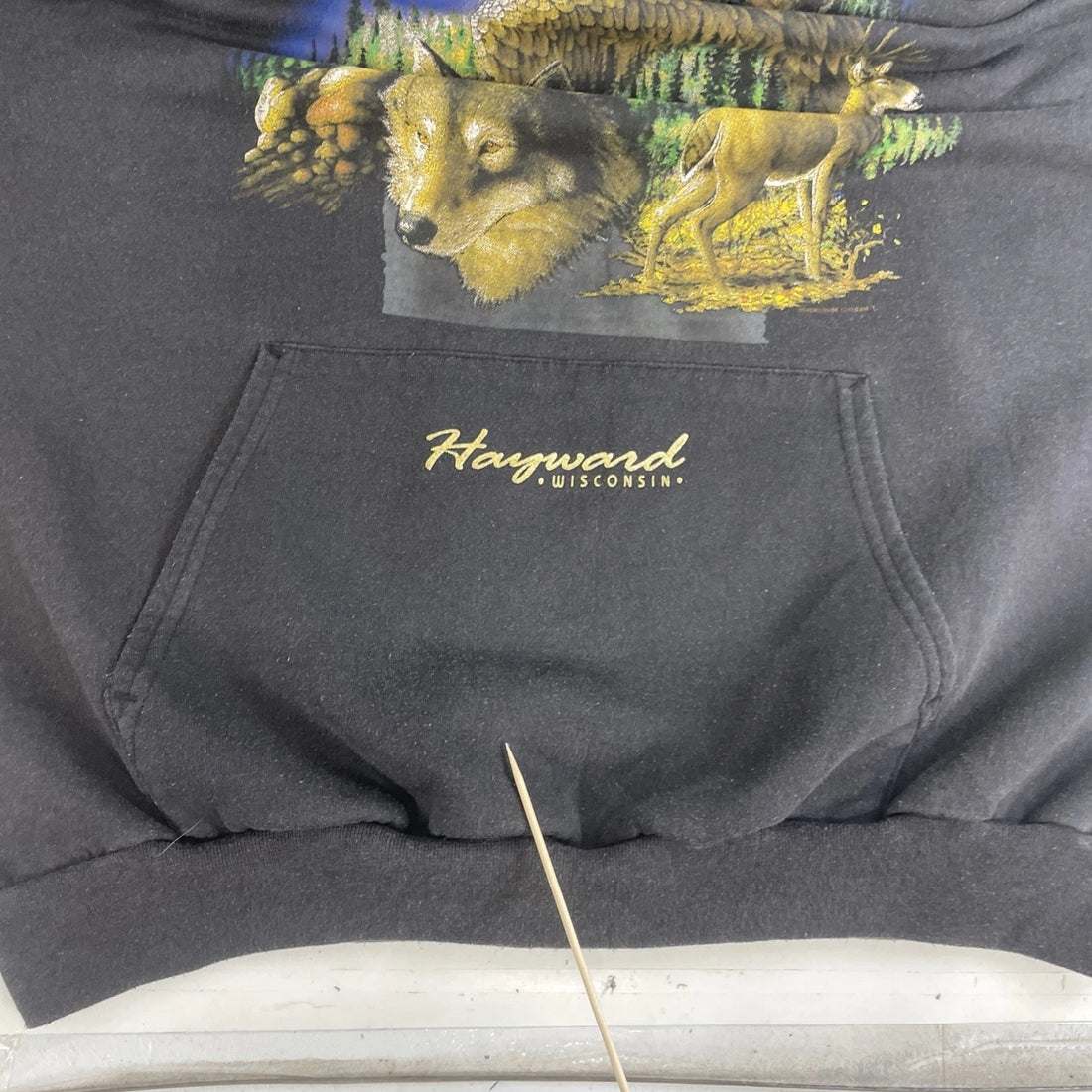 Eagle Sweatshirt Hoodie Size XL Nature