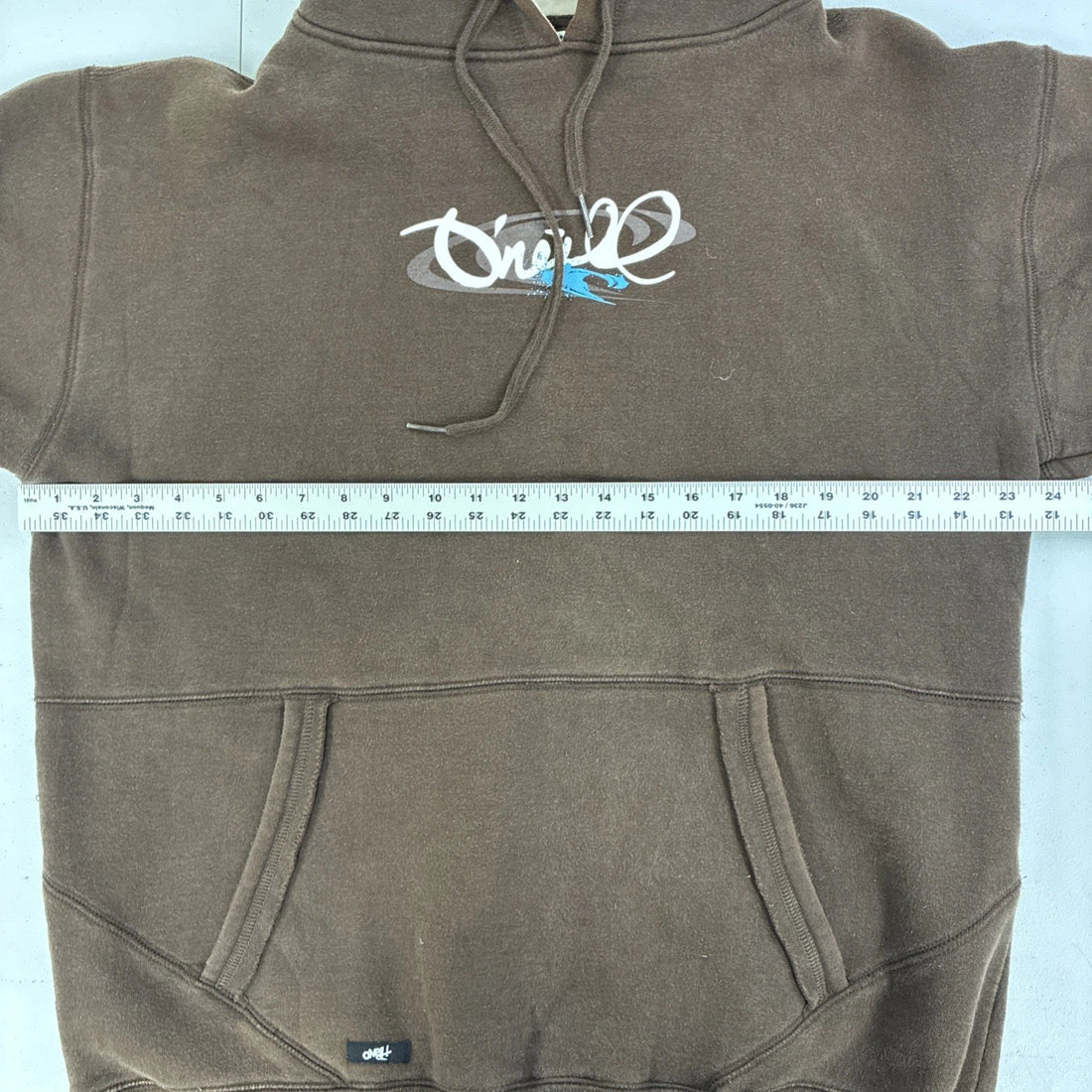 Vintage O'Neill Sweatshirt Hoodie Size Large Brown Y2K
