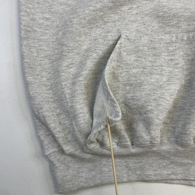 Vintage Russell Athletic Blank Sweatshirt Hoodie Size XL Gray 90s