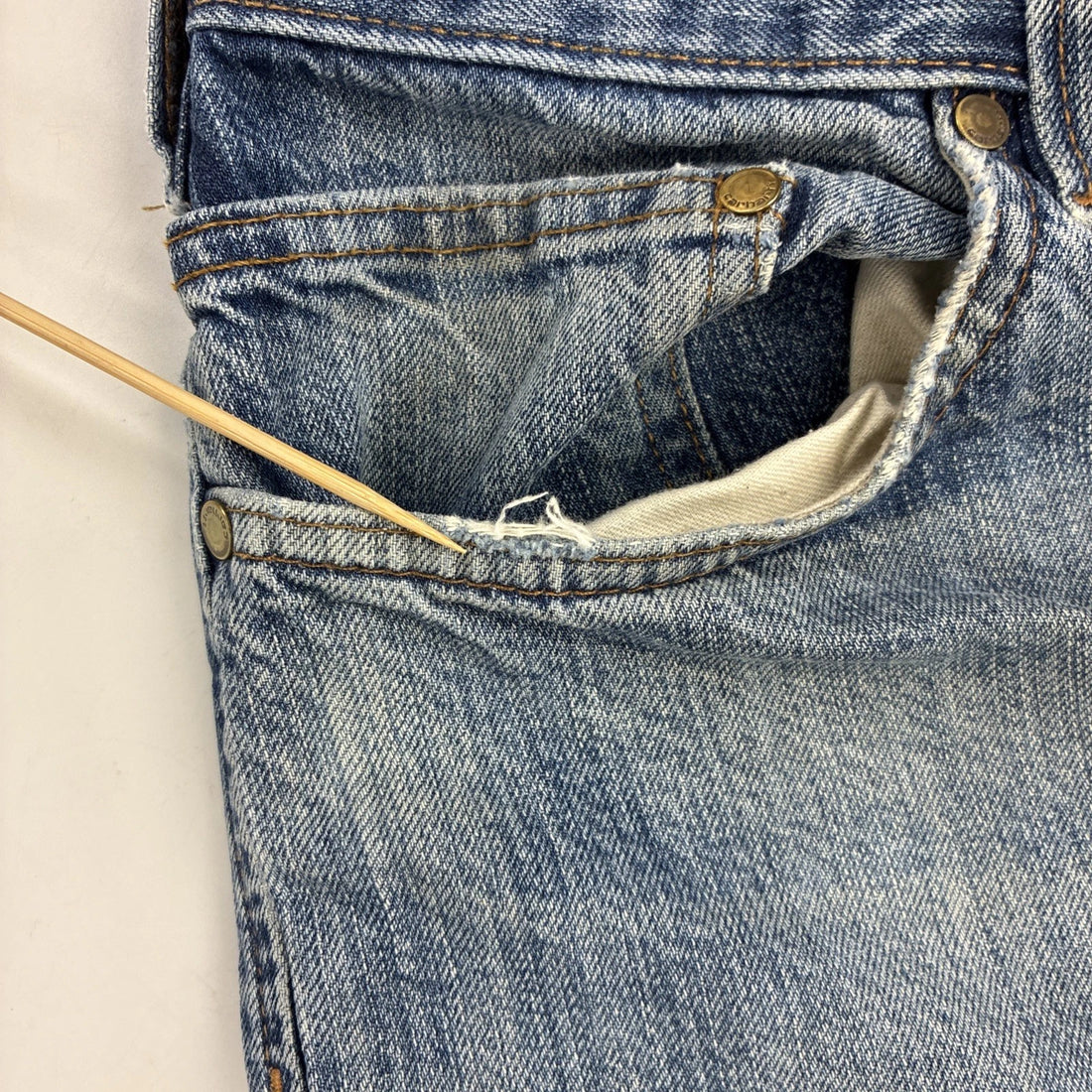 Carhartt Denim Jeans Pants Size 38 X 32 Blue