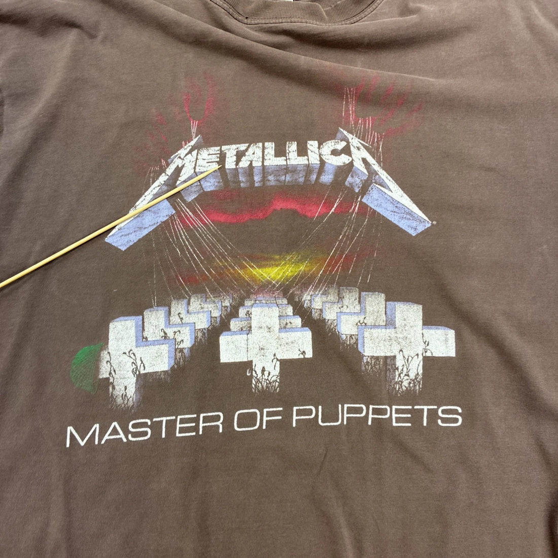 Vintage Metallica Master Of Puppets Artimonde T-Shirt Size XL 1997 90s