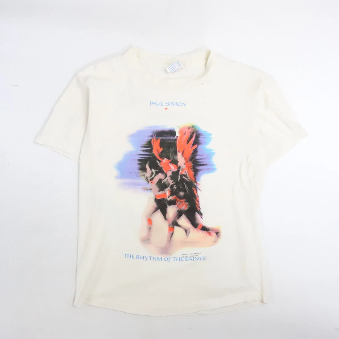 Vintage Paul Simon The Rhythm Of The Saints T-Shirt Size Medium 1991 90s