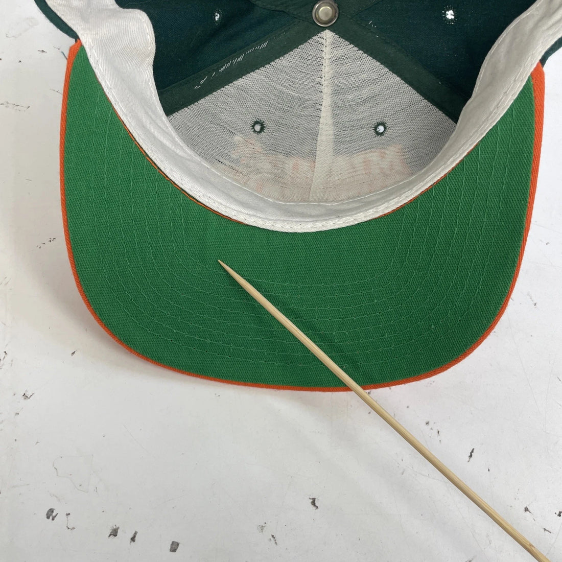 Vintage Miami Hurricanes The Game Snapback Hat Cap OSFA 90s NCAA