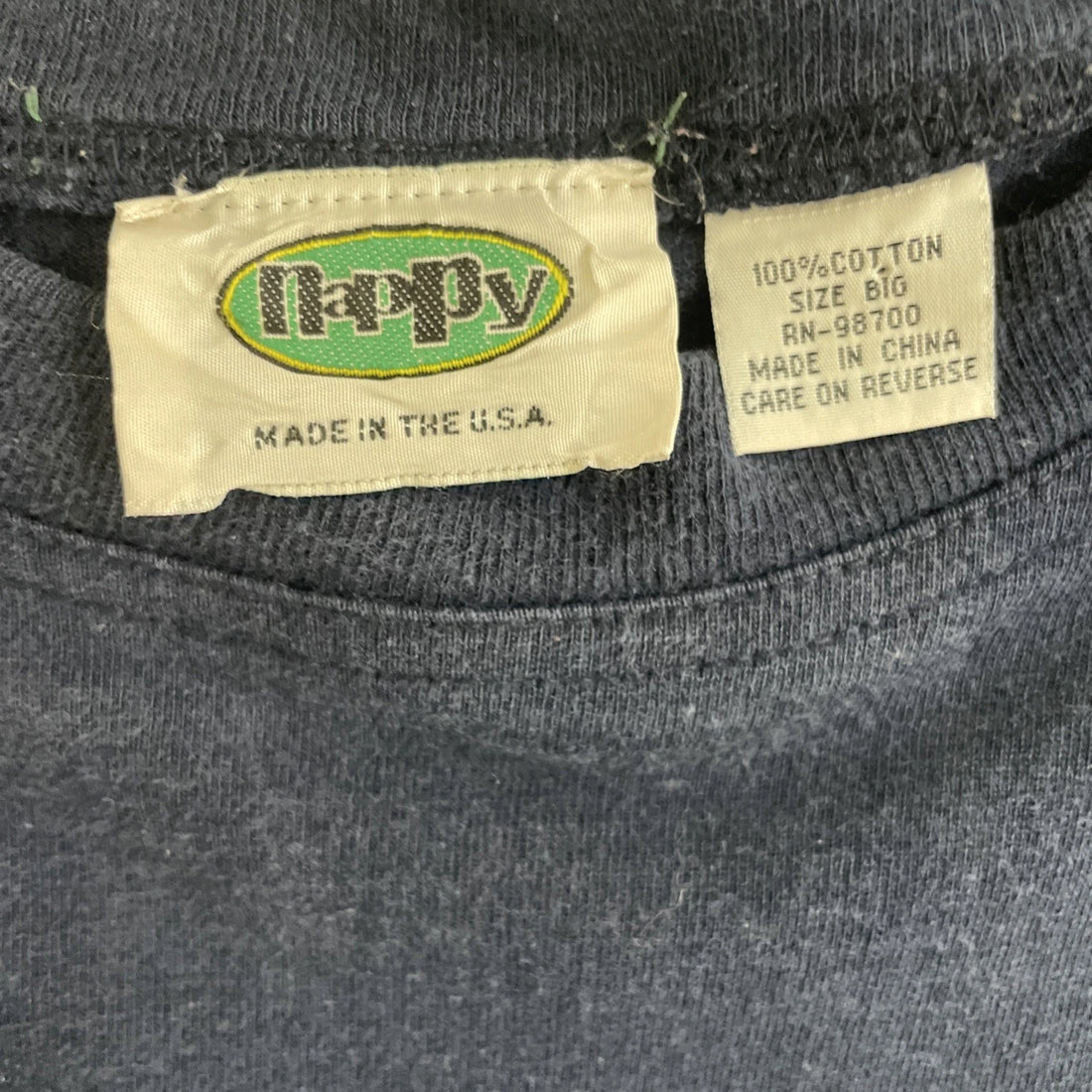 Vintage Nappy Long Sleeve T-Shirt Size Large XL Y2K