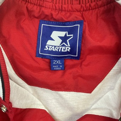Vintage Wisconsin Badgers Starter Windbreaker Light Jacket Size 2XL NCAA