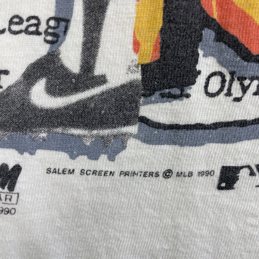 Vintage San Francisco Giants Will Clark Salem T-Shirt Size Large 90s MLB