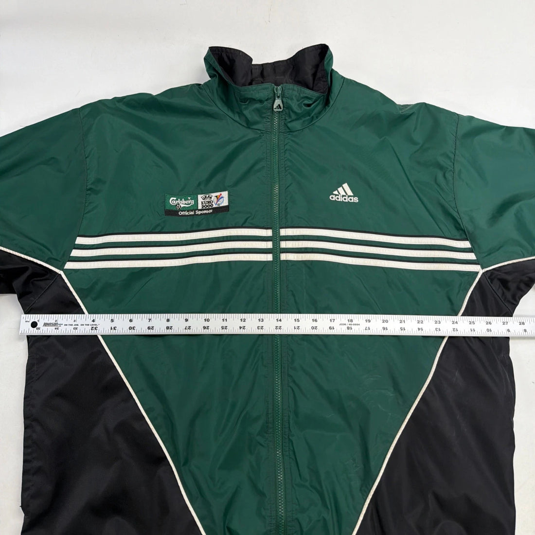 Vintage Carlsberg UEFA Euro 2000 Adidas Windbreaker Light Jacket Size XL