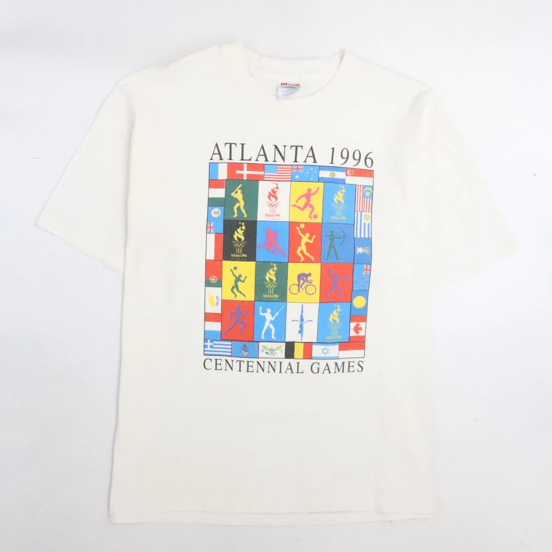Vintage Atlanta 1996 Centennial Games T-Shirt Size 2XL Olympics