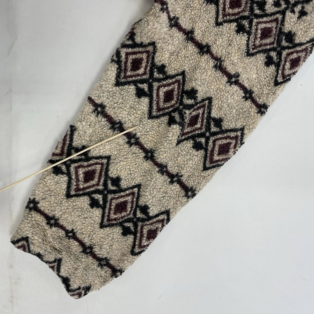 Vintage Wrangler Western Aztec Deep Pile Fleece Sweater Size 2XL