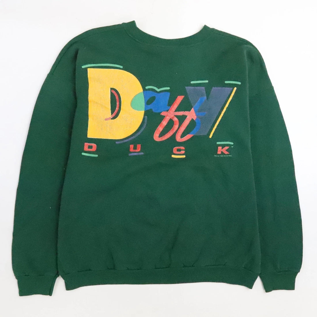 Vintage Daffy Duck Crewneck Sweatshirt Size XL Double Sided 90s