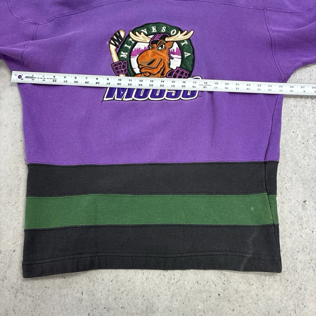 Vintage Minnesota Moose Sweatshirt Crewneck Size XL 90s IHL
