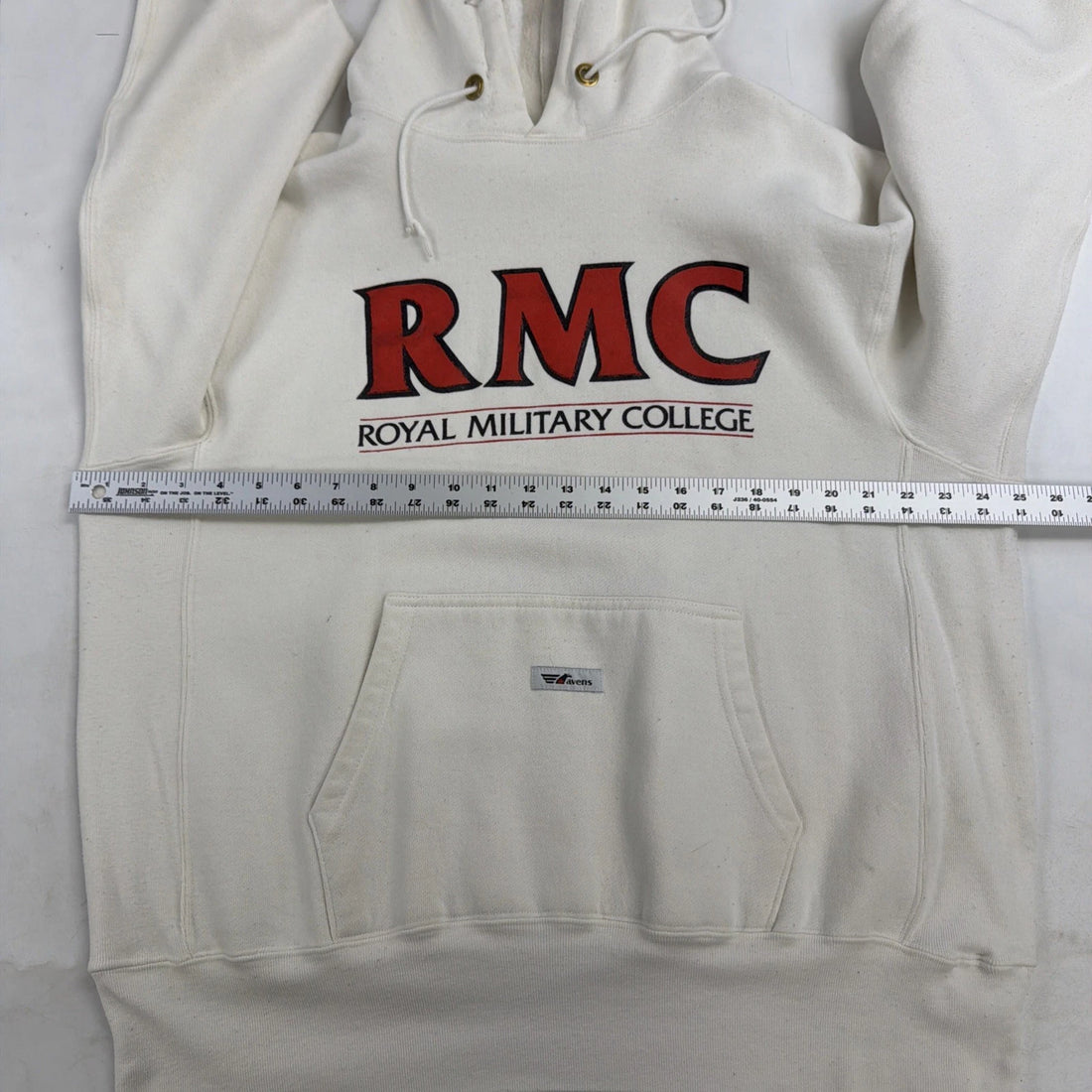 Vintage Royal Military College Sweatshirt Hoodie Size Large 90s