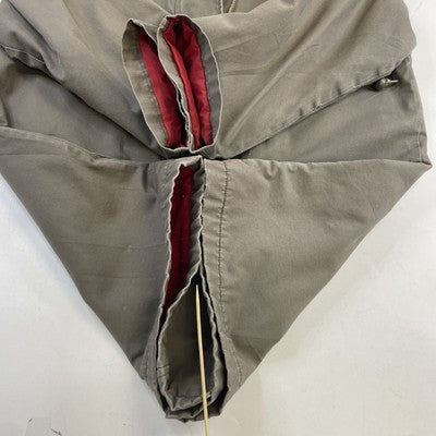 Vintage Eddie Bauer Duffle Coat Jacket Size Medium Wool Lined