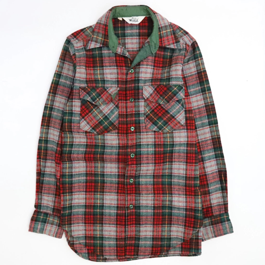Vintage Woolrich Button Down Long Sleeve Shirt Size Medium