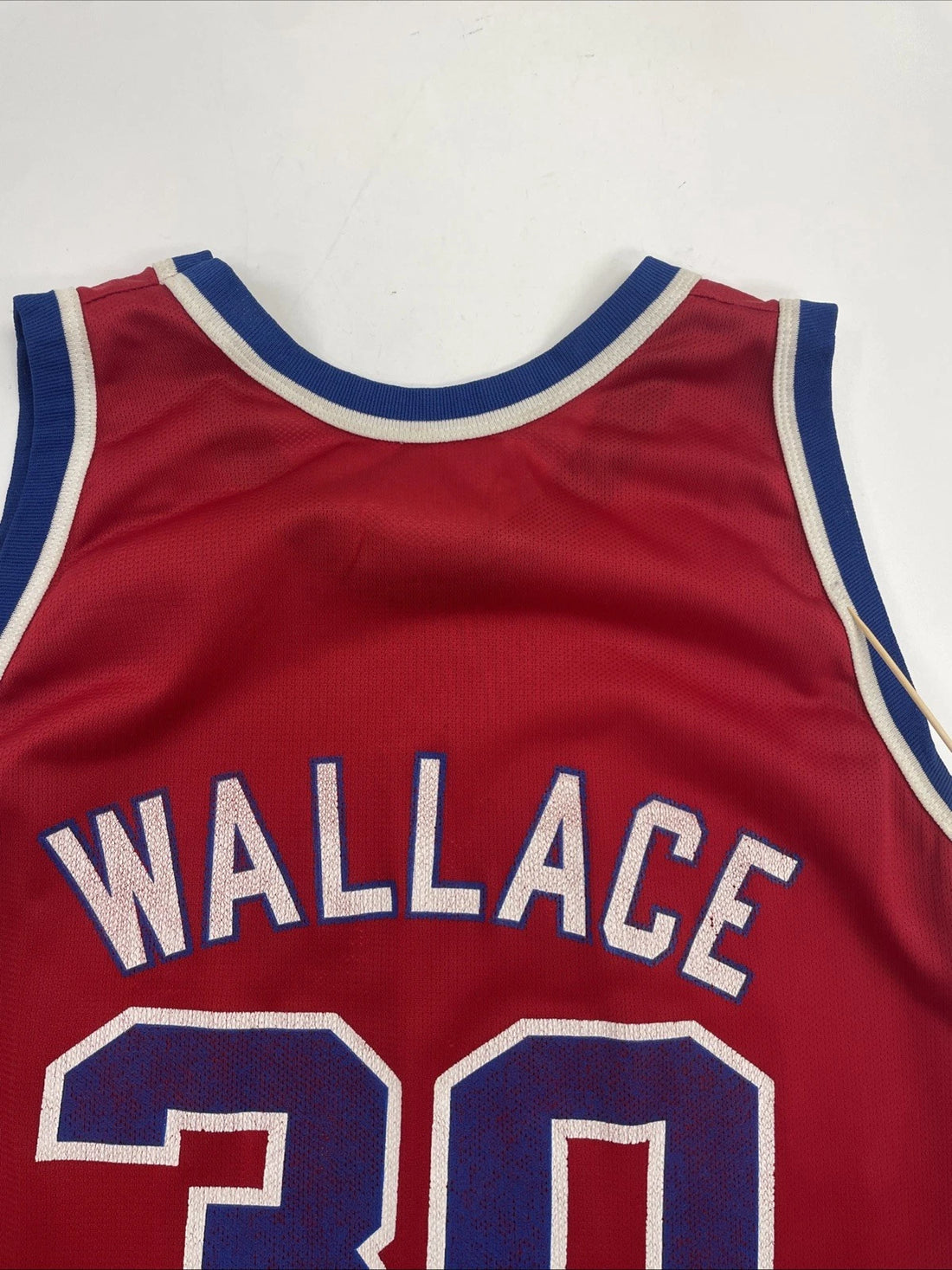 Vintage Washington Bullets Rasheed Wallace Champion Jersey Size 48 NBA