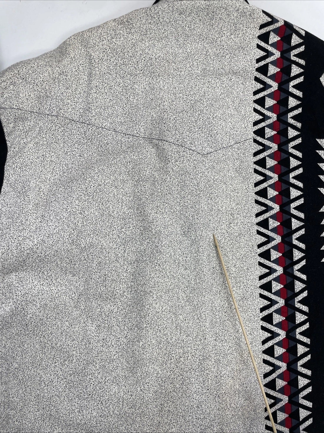 Vintage Roper Western Aztec Button Up Shirt Size Large